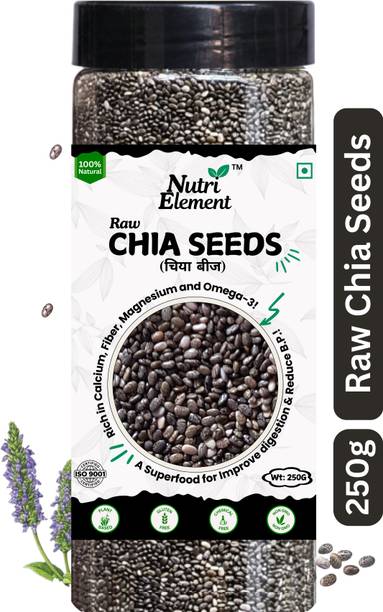 SATYAMVEDA Raw Chia Seeds for Weight Loss | Loaded with Omega-3 & Fiber | Diet Food, Chia Seeds