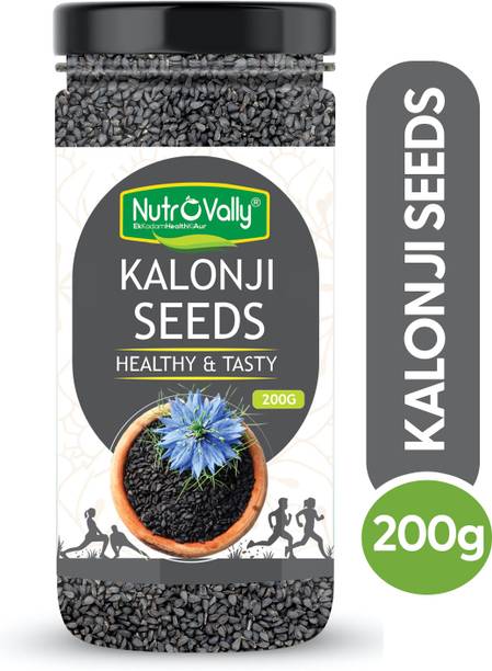 NutroVally Raw Kalonji Seeds, Nigella Seed for Weight Loss Black Cumin Seeds