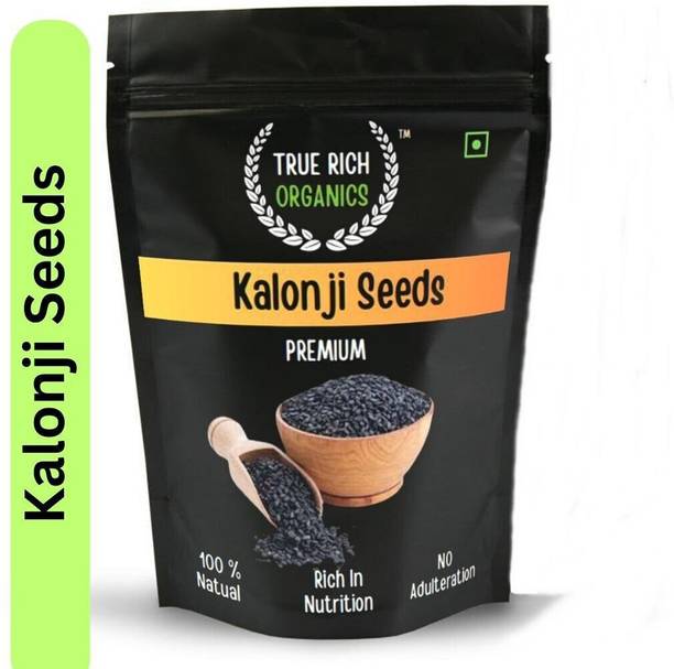 True Rich Organics Premium Raw Kalonji Seeds | Nigella Seeds Black Cumin Seeds Black Cumin Seeds