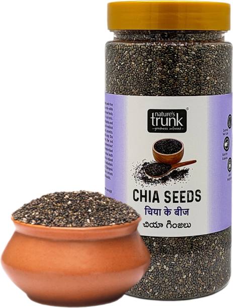 Nature's Trunk Raw Chia Seeds for Weight Loss with Rich Antioxidants, and Omega-3 Fatty Acids Chia Seeds