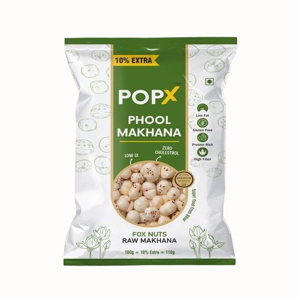 POPX Regular Lotus Seed Pop/Gorgon Nut Puffed Kernels Lotus Seeds(Makhana)
