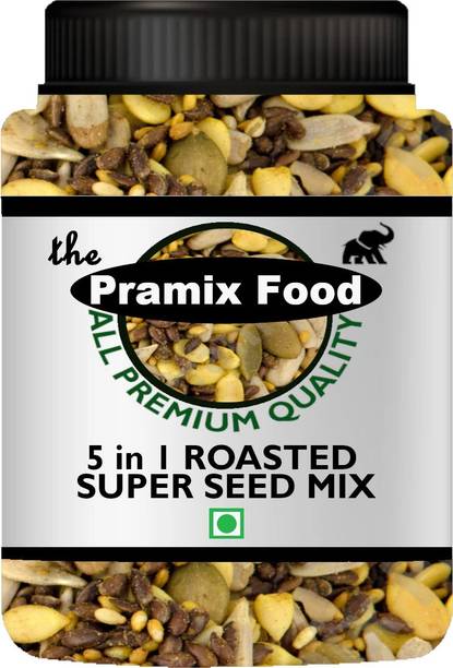 Pramix 5 in 1 Roasted Mix Seeds - Sunflower,Pumpkin,Flax,Watermelon,Sesame Seed 200g Mixed Seeds, Pumpkin Seeds, Sesame Seeds, Sunflower Seeds, Watermelon Seeds