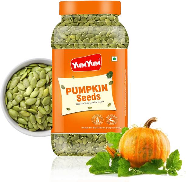 YUM YUM Raw Pumpkin Seeds 1kg, for eating, Rich in Protein and Fiber Pumpkin Seeds