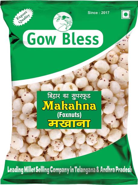 Gow Bless Lotus Seeds Puffed Kernels Phool Makhana (jumbo size)|Naturals Fox Nuts Phool Makhana