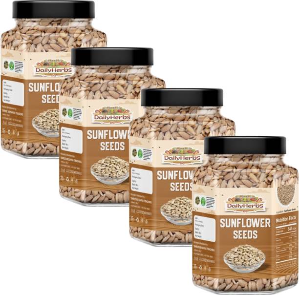DAILYHERBS Sunflower Seeds for Eating | High in Protein and Fibers Sunflower Seeds