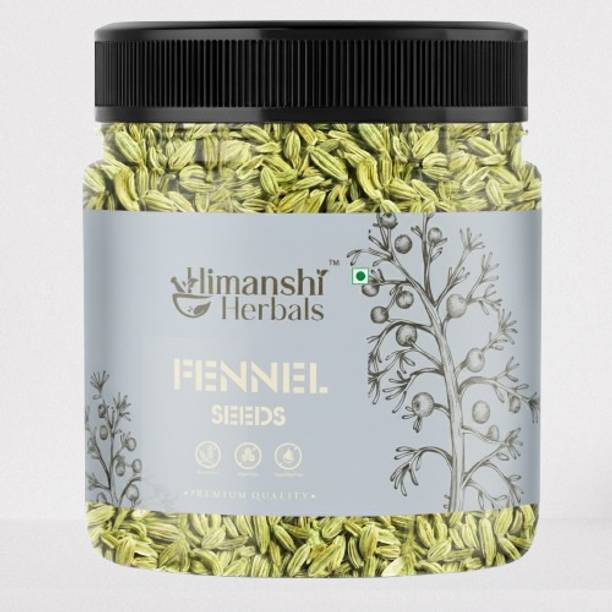 HIMANSHI HERBALS Whole Fennel Seeds | Flavorful, Fresh & Healthy | Ideal For Cooking Saunf Small