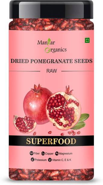 ManHar Organics Sun Dried Pomegranate Seeds (Anardana/ Anar Beej) for Cooking | Immunity Booster Pomegranate Seeds