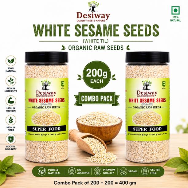 Desiway White Sesame Combo Sesame Seeds