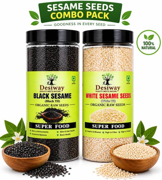 Desiway Desiway White and Black Combo Sesame Seeds