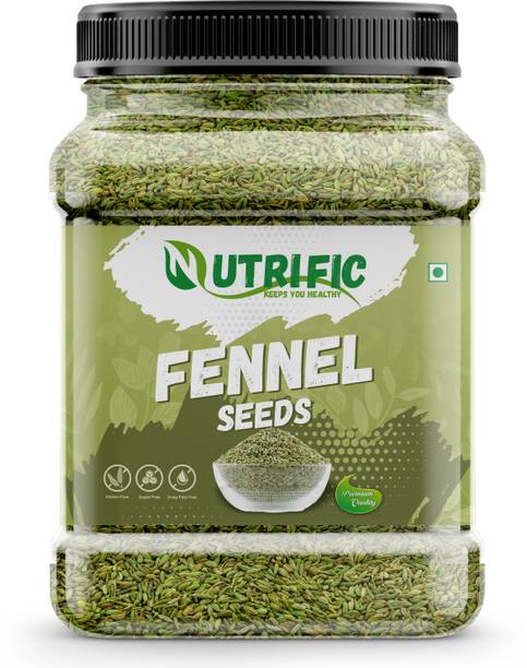 Nutrific Fennel Seeds | 100%Natural | Premium | Rich in Antioxidants & Fiber | Sauf | Saunf Small