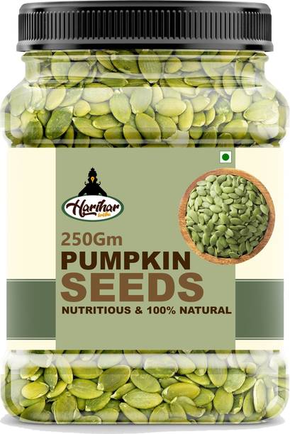 HARIHARKRIDHA Pumpkin Seeds 250g Raw for Eating Immunity Booster and Protein Rich Seeds Pumpkin Seeds