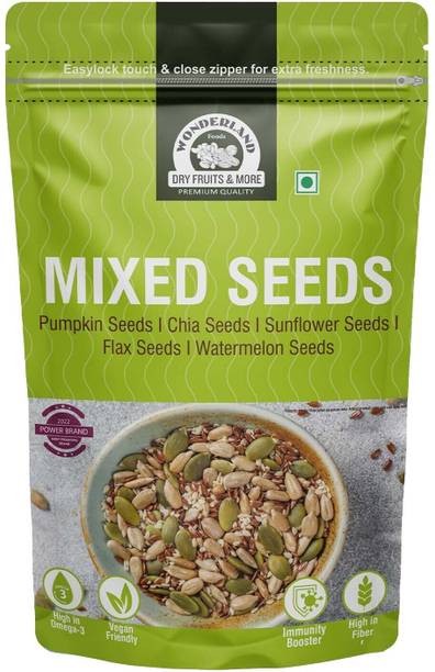 WONDERLAND 5-In-1 Mix Seed Rich in Omega 3 (250 g) Mixed Seeds
