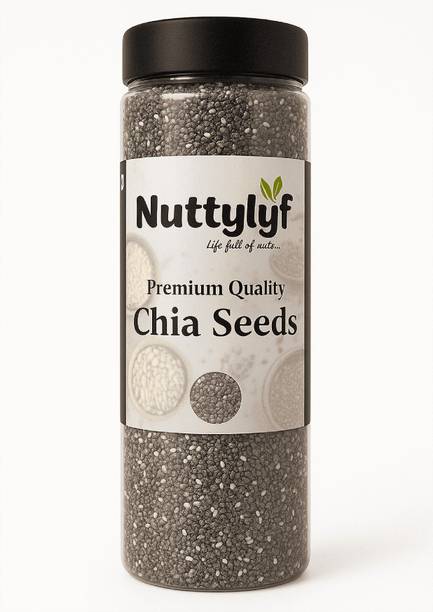 NUTTYLYF Raw Chia Seeds For Weight Loss | High Protein & Fiber | Superfood Chia Seeds
