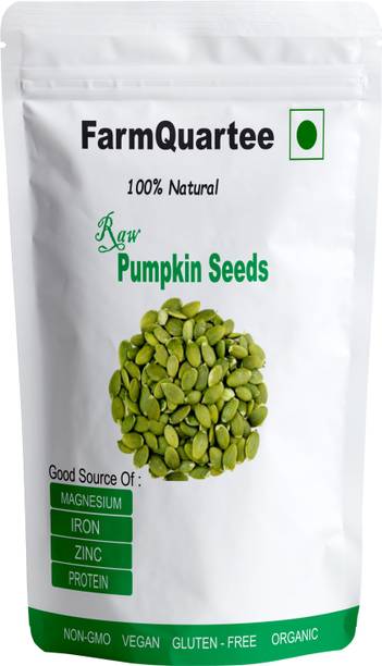 FarmQuartee Raw Pumpkin Seeds Loaded Protein and Fibre Rich Superfood for Boost Immunity Pumpkin Seeds