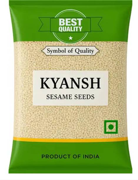 Kyansh Premium Sesame Seeds | Fresh & Unpolished White Til | Rich in Nutrient Sesame Seeds