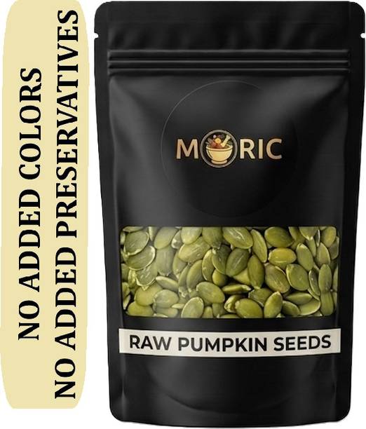 MORIC Raw Pumpkin Seeds for Eating-Jumbo seeds, High Protein & Superfood | Refill Pumpkin Seeds