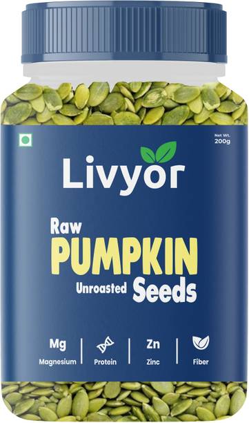 LIVYOR Raw Pumpkin Seeds for eating, Rich in Protein and Fiber Pumpkin Seeds