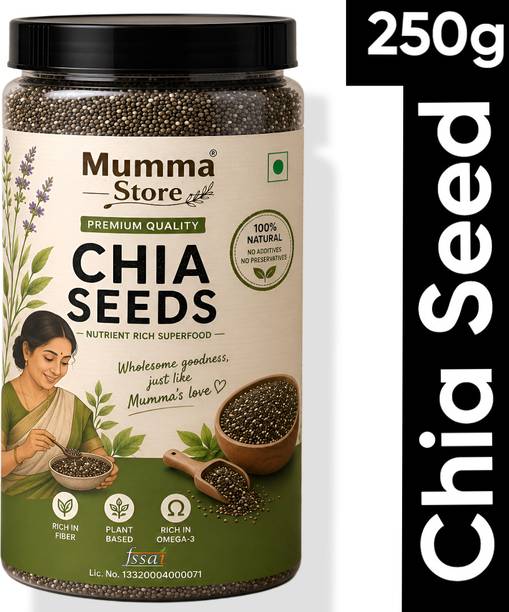 Mumma Store Chia Seeds for Weight Loss with Omega 3, Zinc & Fiber,Calcium Rich/Protein Chia Seeds