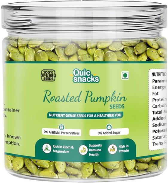 QuicSnacks Premium Roasted & Salted Pumpkin Seeds Pumpkin Seeds