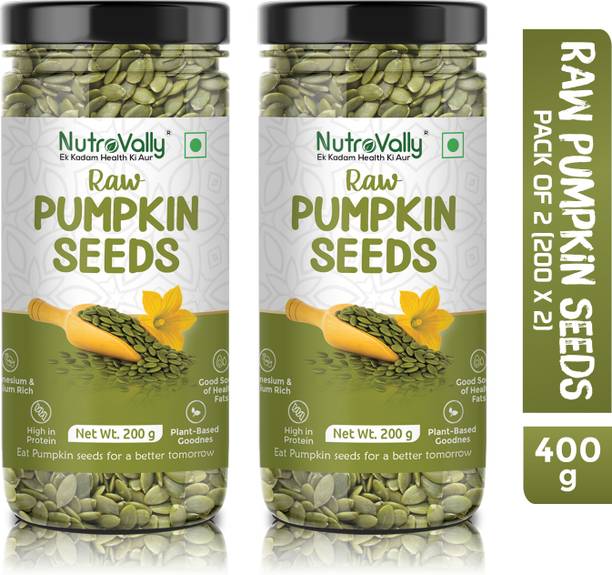 NutroVally Raw Pumpkin Seeds Loaded with Protein and Fibre Rich Superfood for Boost Immunity seed Pumpkin Seeds