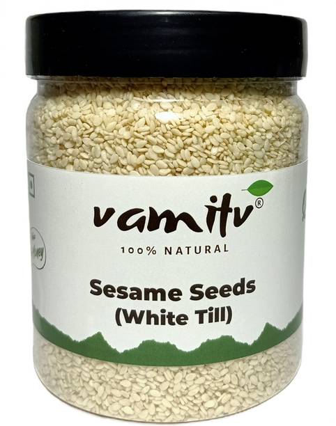 vamitv White Till/Sesame Seeds (Safed Til) - 300gm | 100% Natural Sesame Seeds