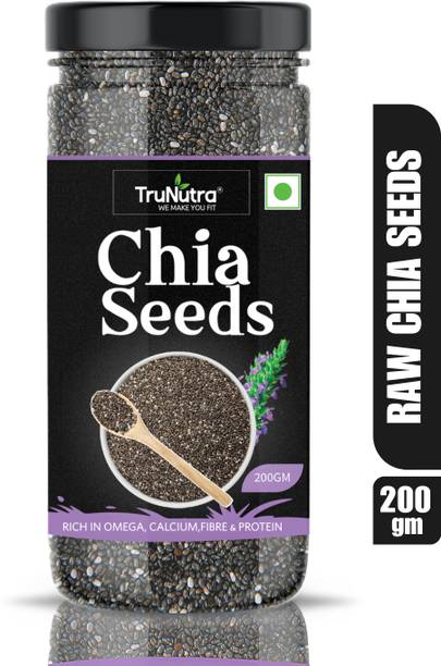 TruNutra Raw Chia Seeds for Weight Loss | Immunity & Healthy Metabolism Booster Brown Chia Seeds