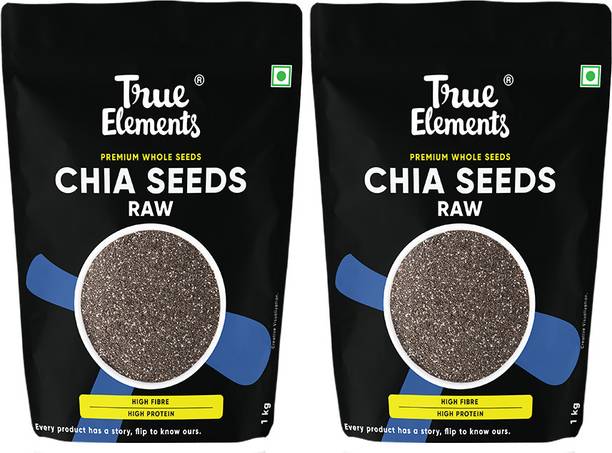True Elements Chia 1kg x 2 Chia Seeds
