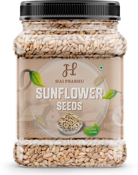 HAI PRABHU Raw Sunflower Seeds, High in Protein and Fibers Sunflower Seeds 1KG Sunflower Seeds