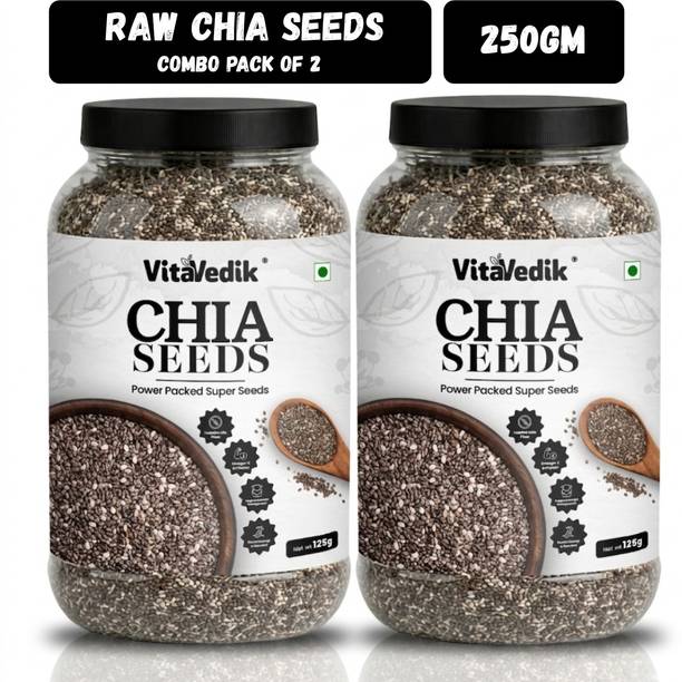 VitaVedik Chia Seeds | Raw & Natural Chia Seed | Rich in Fiber & Omega 3 Weight Loss chiya Chia Seeds