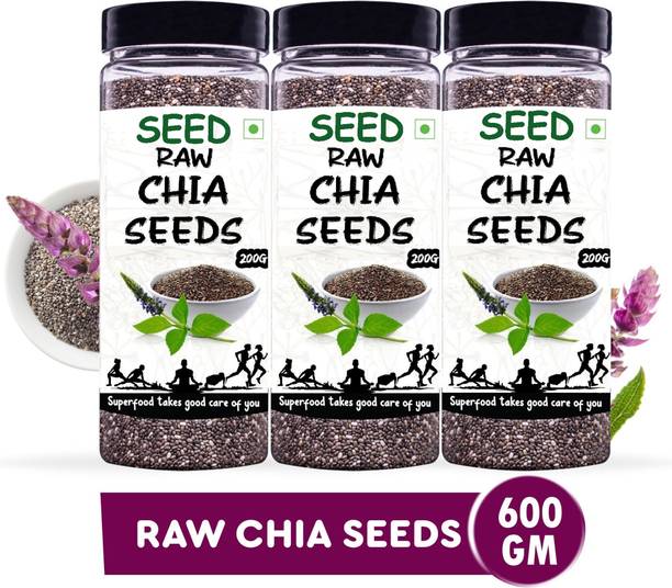 Seed Raw Chia Seeds for Weight Loss Management with Omega 3, Zinc Calcium Rich Seeds Chia Seeds