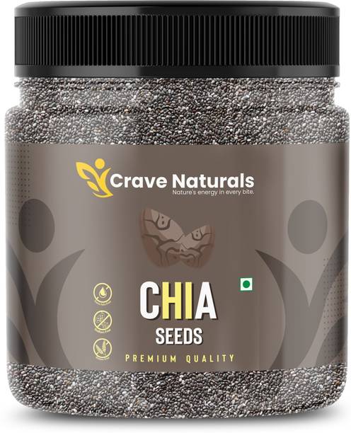 Crave Naturals Premium Natural Chia Seeds Raw Whole Superfood Rich in Fiber Chia Seeds