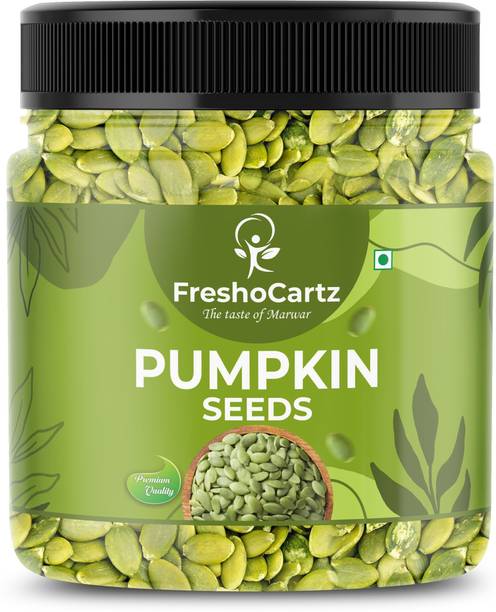 FreshoCartz Raw Pumpkin Seeds For Eating, Protein and Fiber Rich Superfood Pumpkin Seeds