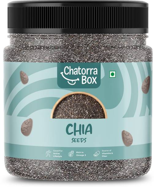 CHATORRA BOX Organic Chia Seeds for Weight Loss | Omega-3, Fiber, Calcium & Protein Superfood Chia Seeds