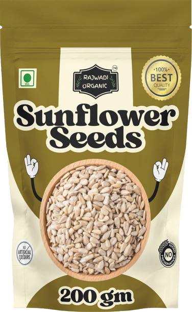 RAJWADI ORGANIC Sunflower Seeds for Eating | Diet Food | Healthy Snack Sunflower Seeds