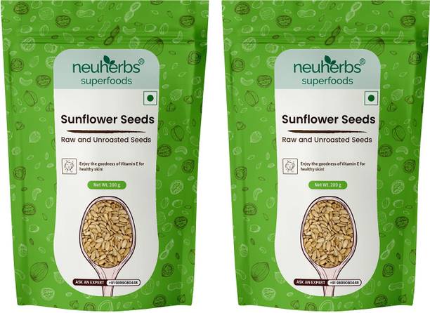 Neuherbs Raw Sunflower Seeds for Eating, Rich in Protein and Fiber Sunflower Seeds