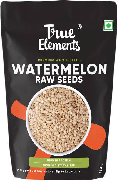 True Elements Raw Watermelon Seeds, High Protein & Fibre, Healthy Seeds for Weight Loss Watermelon Seeds