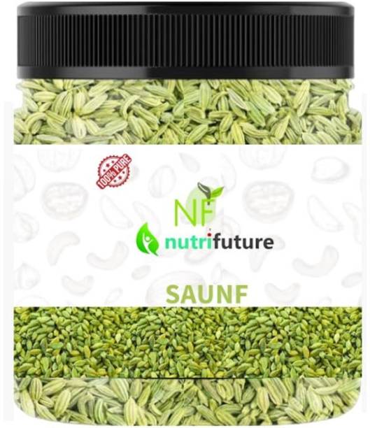 NUTRIFUTURE Finest Whole Saunf (Fennel Seeds) for Culinary Use, Natural Aroma and Flavor Saunf Small