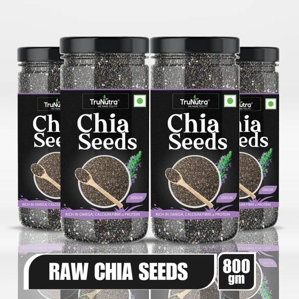TruNutra Chia Seeds For Weight Loss High In Omega-3 Calcium & Zinc Rich Healthy Diet Seed Chia Seeds