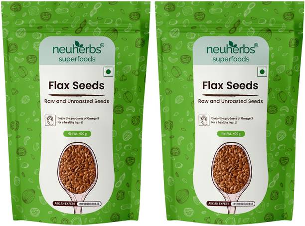 Neuherbs Raw Unroasted Flax Seeds Brown Flax Seeds