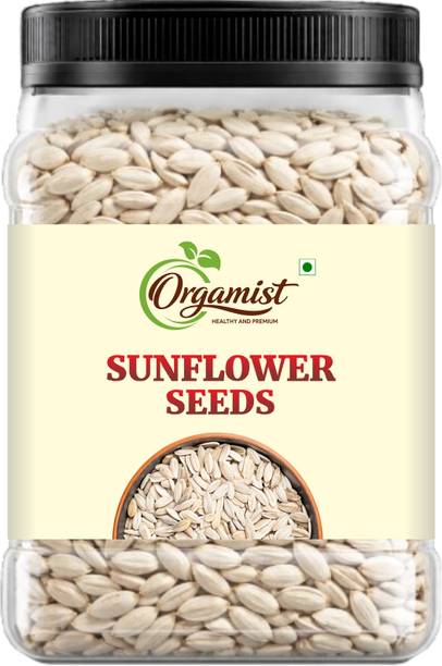 ORGAMIST Raw Sunflower Seeds 200g | Natural & Unroasted | Protein & Fiber Rich Seeds Sunflower Seeds