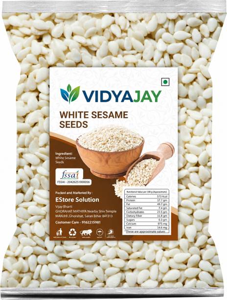 VIDYAJAY White sesame seeds Sesame Seeds