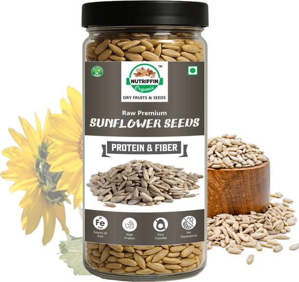 Nutriffin Organic Sunflower Seeds For Rich in Fiber & Magnesium Immune Boost Sunflower Seeds