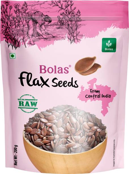 Bolas Raw Flax Seeds Brown Flax Seeds