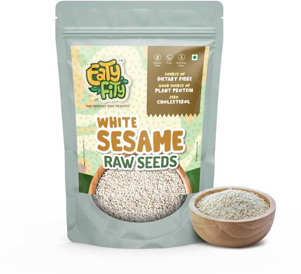 Eatyfity Safed Til (White Sesame Seeds) | Natural Superfood for Energy & Immunity White Sesame Seeds