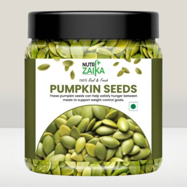 NUTRI ZAIKA NATURAL & FRESH PUMPKIN SEEDS | HIGH PROTEIN FIBRE RICH NUTRITION CRUNCHY SEEDS Pumpkin Seeds