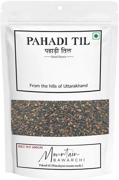 Mountain Bawarchi Sesame Seeds | Pahadi Till Seeds for Eating Black Sesame Seeds