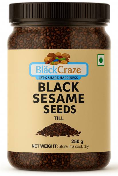 crispcraze Black Sesame Seeds ,till for Protein , Fiber , essential Nutritions Sesame Seeds Black Sesame Seeds