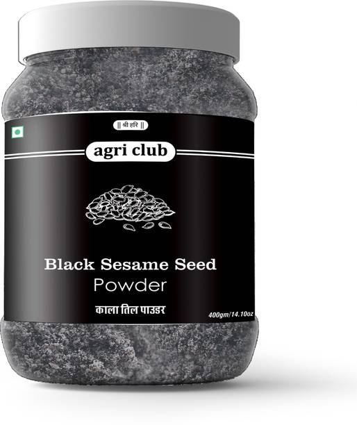 AGRI CLUB Black Sesame Seed Powder 400gm Black Sesame Seeds