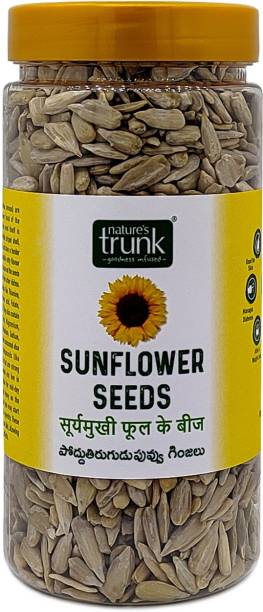 Nature's Trunk Raw Sunflower Seeds for Eating Loaded with Rich Protein, Fiber Mid-day Snacks Sunflower Seeds