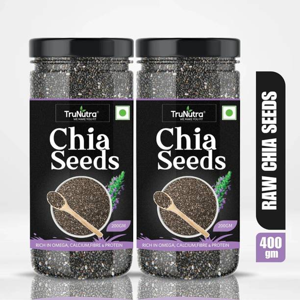 TruNutra Raw Chia Seeds authentic natural health supplements weight management with Zinc and Protein Chia Seeds